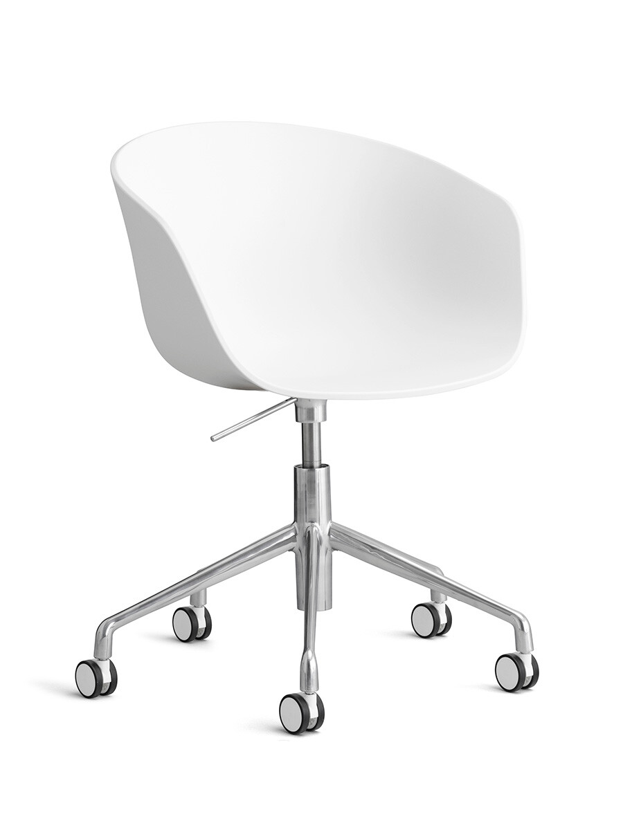 About a Chair AAC 52 fra Hay (White, Poleret aluminium)