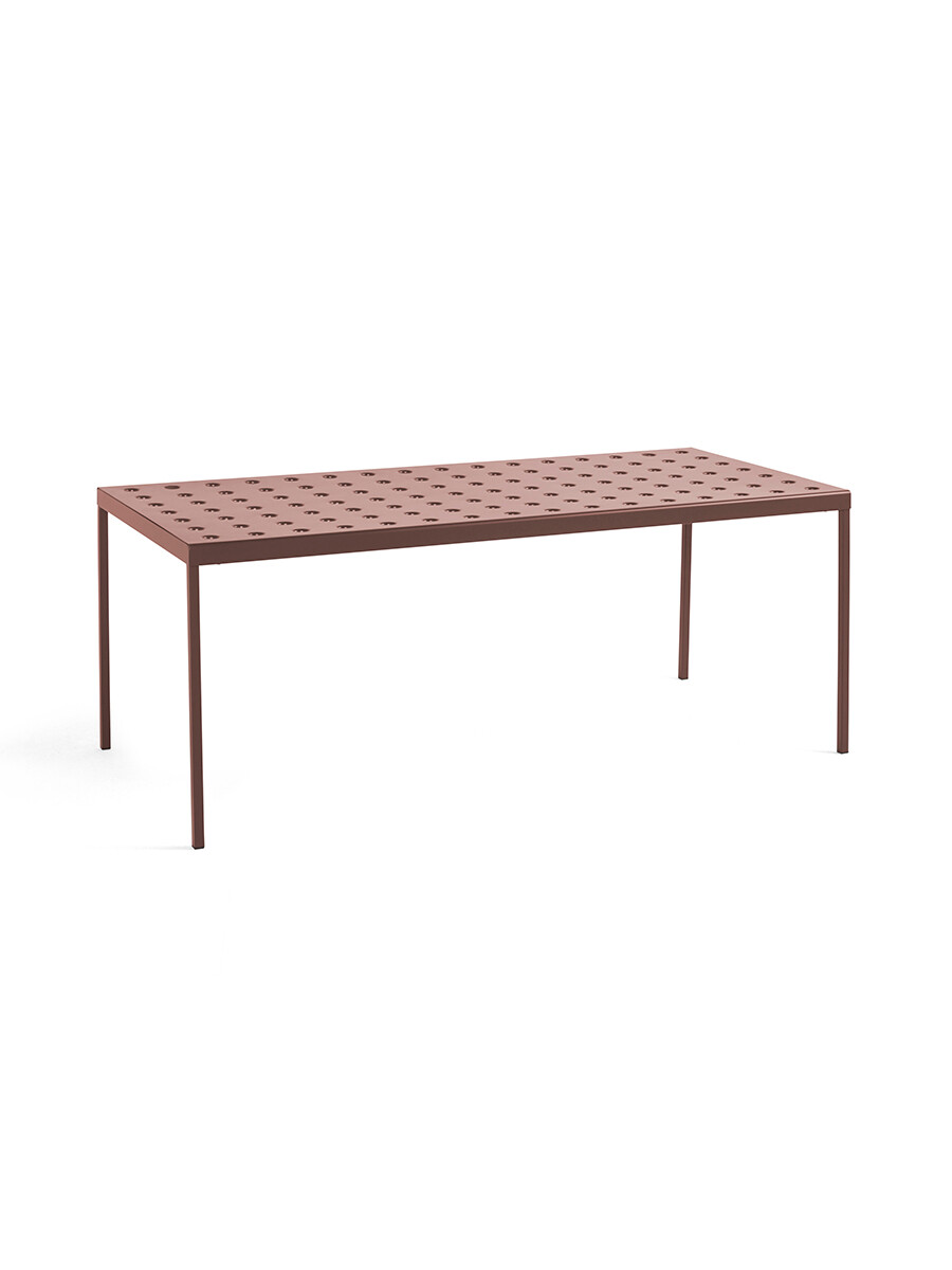 Balcony Table, 76x190 cm fra Hay (Iron Red)