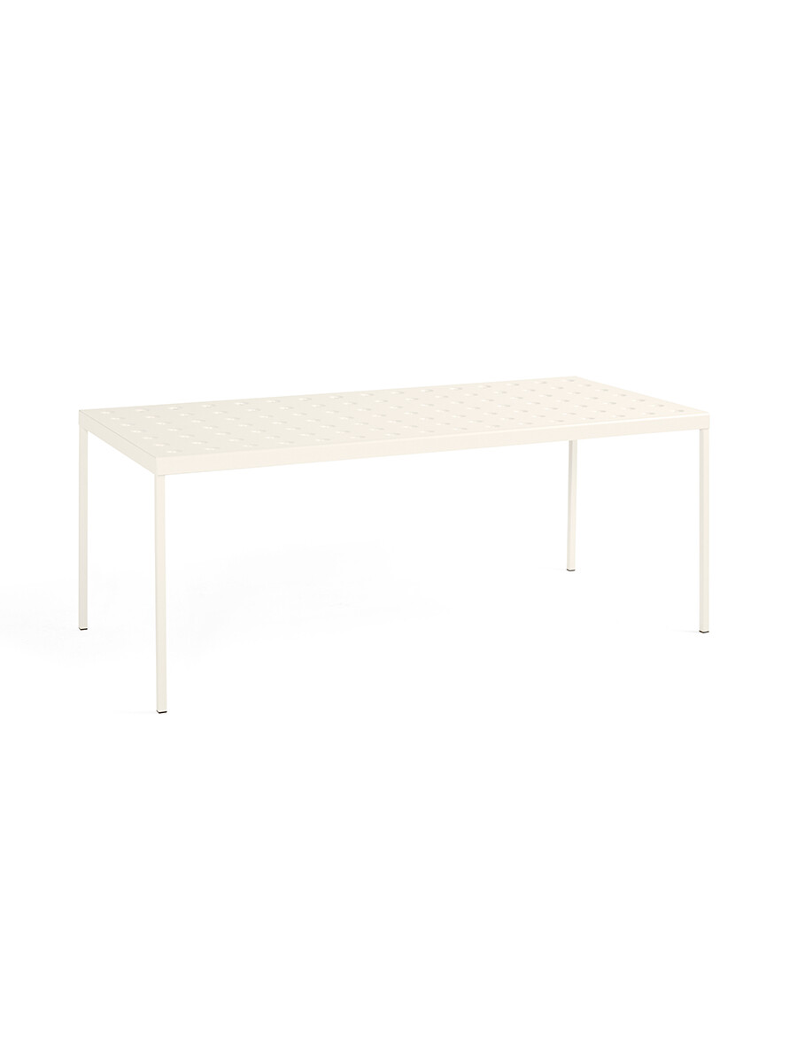 Balcony Table, 76x190 cm fra Hay (Chalk Beige)