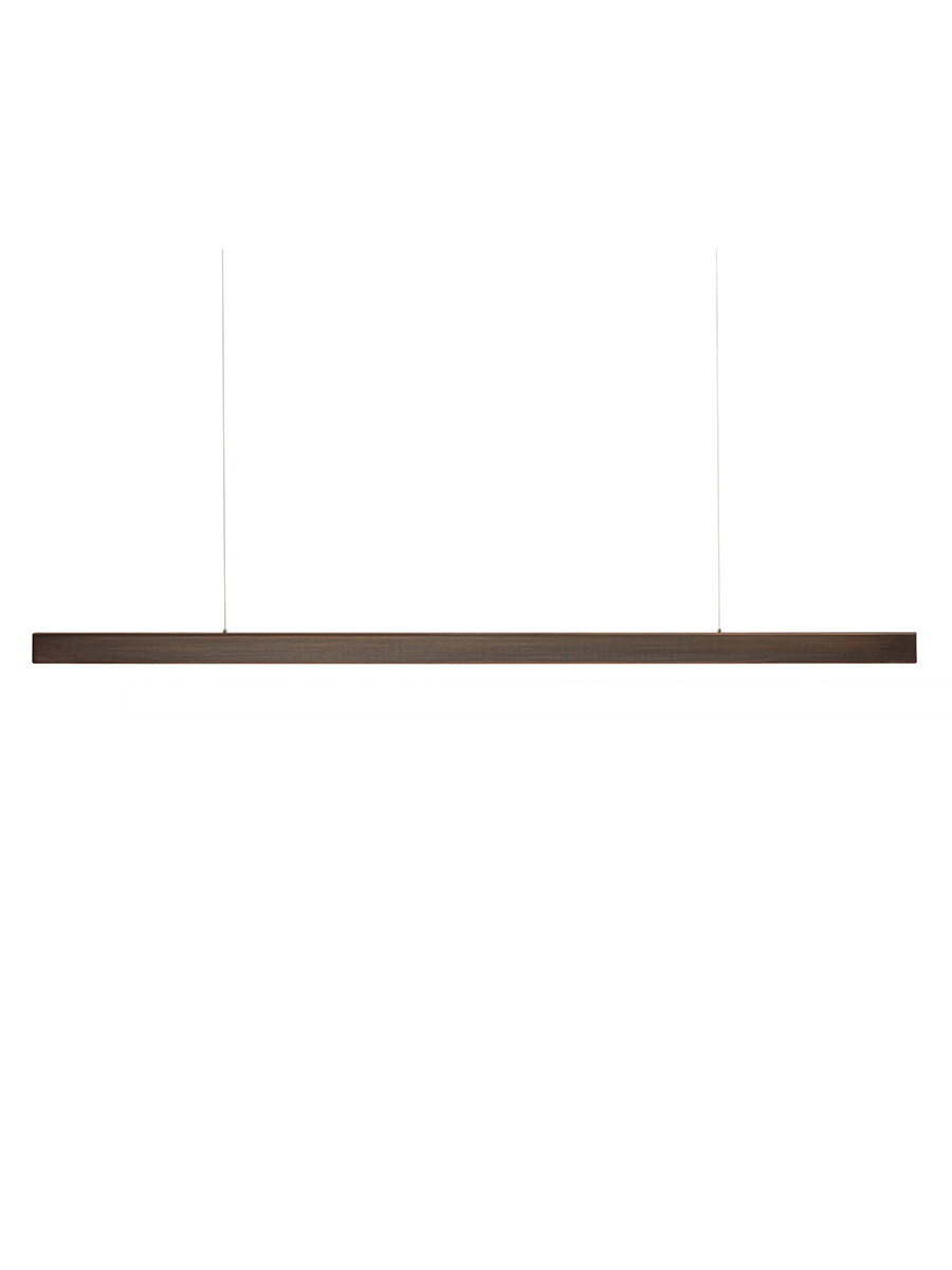 I Model Aura Pendel, browned brass fra Anour (100 cm)