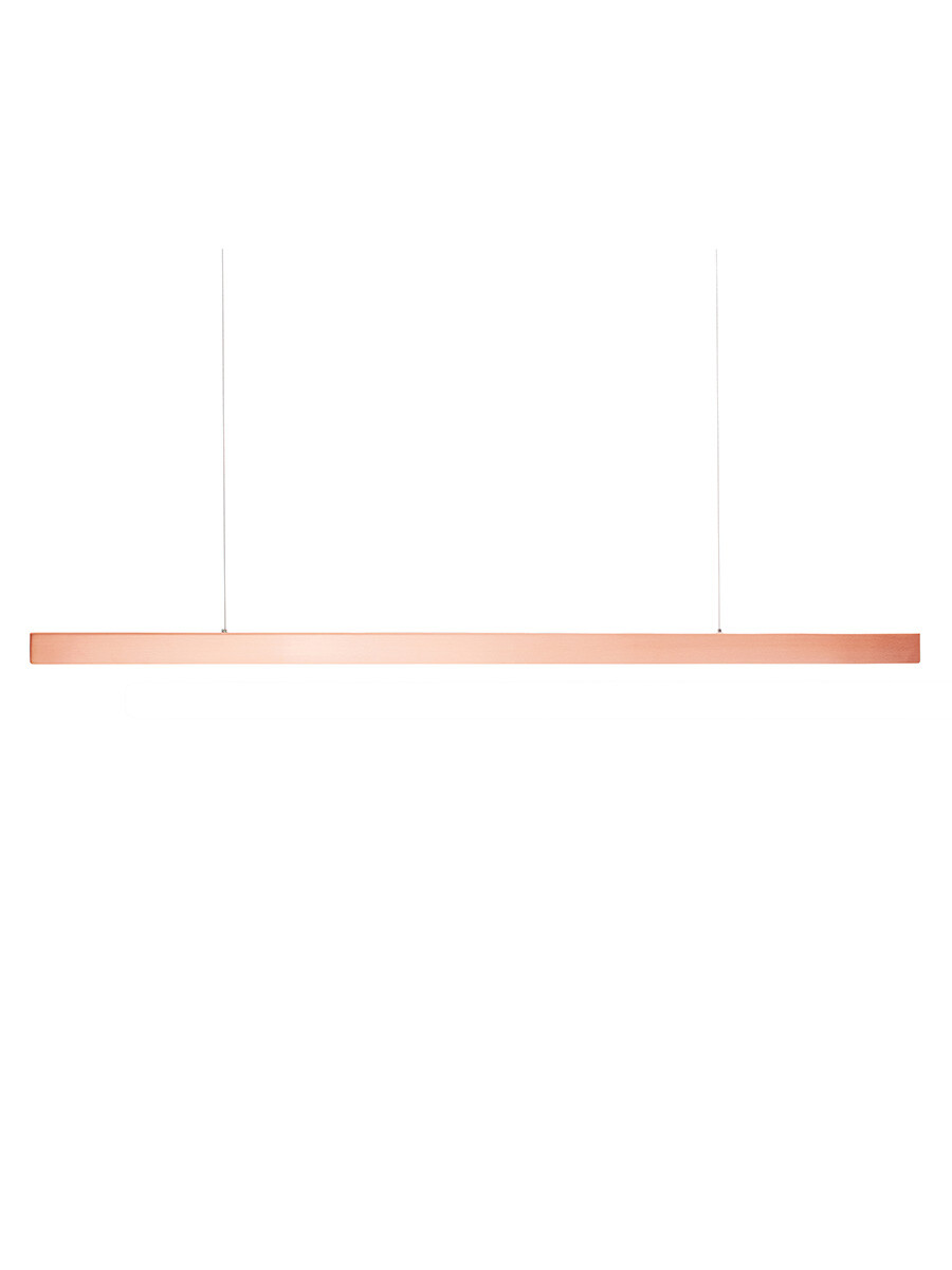 I Model Aura Pendel, brushed copper fra Anour (100 cm)