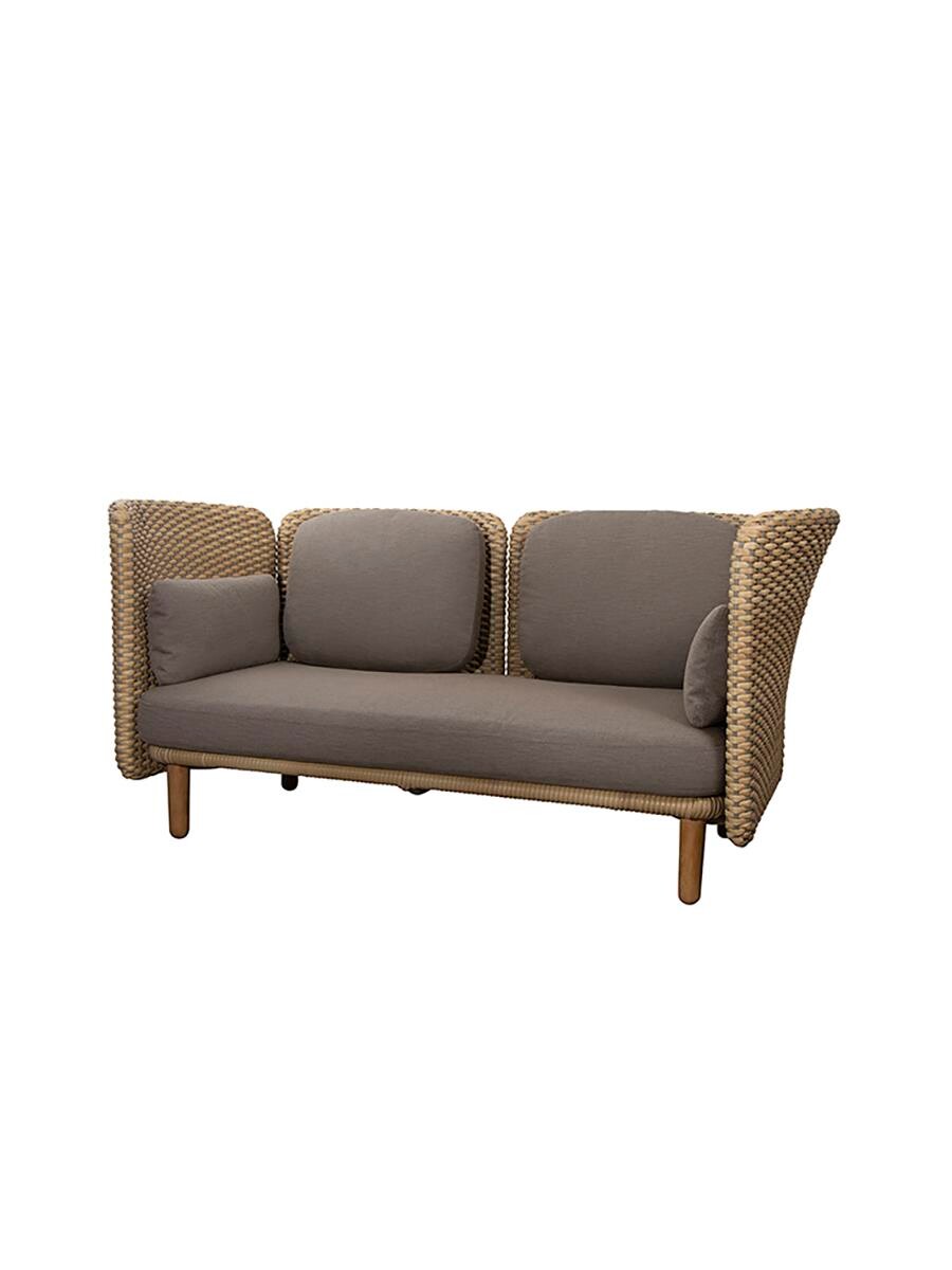 Arch 2-pers. Sofa m. lav arm/ryg fra Cane-line