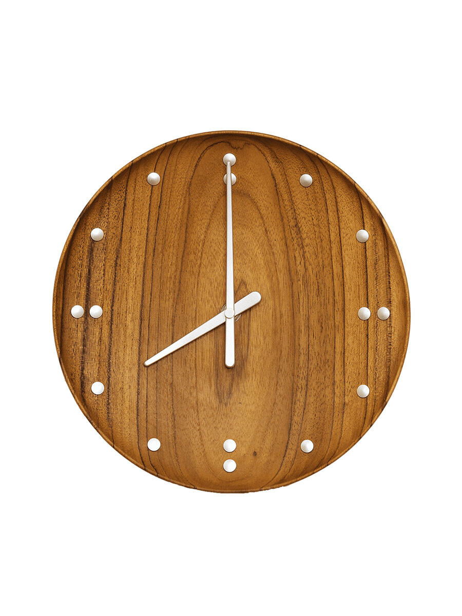 FJ Clock af Finn Juhl (Teak, Lille)