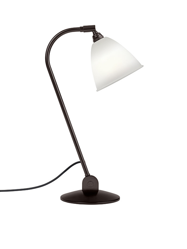 Bestlite BL2 Bordlampe fra GUBI (Porcelæn / Black Brass)