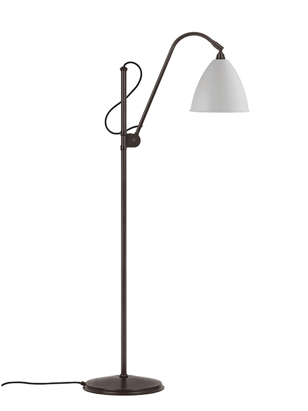 Bestlite BL3M Gulvlampe fra GUBI (Classic White / Black Brass)