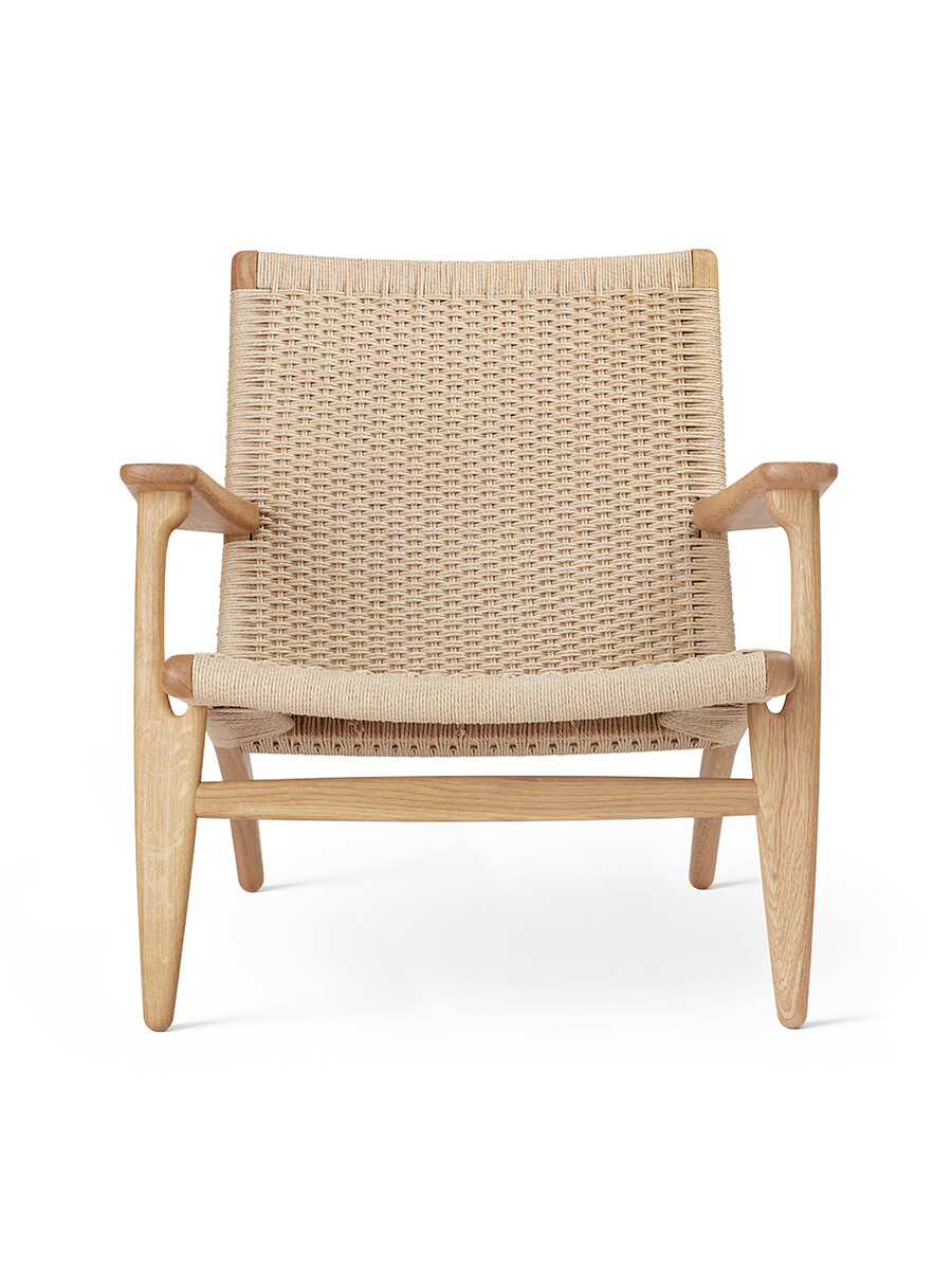 CH25 Loungestol, eg olie af Hans J. Wegner