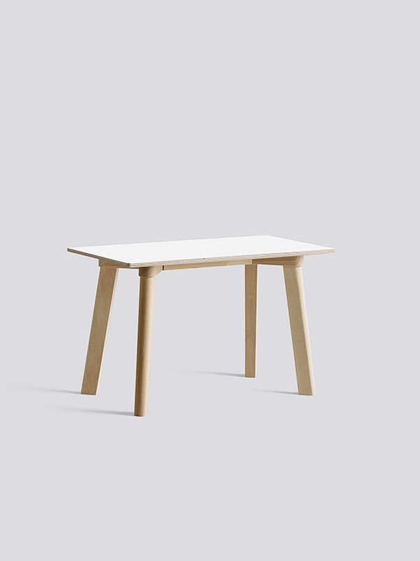 CPH Deux 215 Bænk fra Hay (L75 x B35 x H45 cm, Pearl white laminat, Ubehandlet bøg)