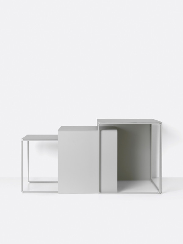 Cluster tables fra Ferm Living (Light grey)