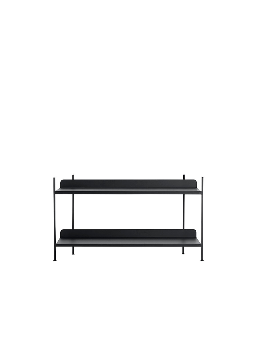 Compile Shelving System, configuration 1 fra Muuto (Black)