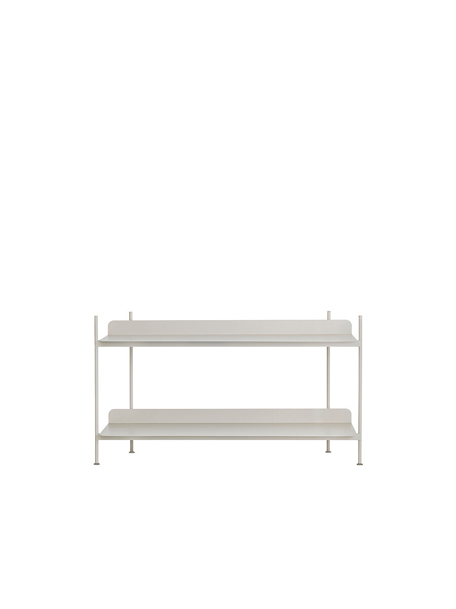 Compile Shelving System, configuration 1 fra Muuto (Grey)