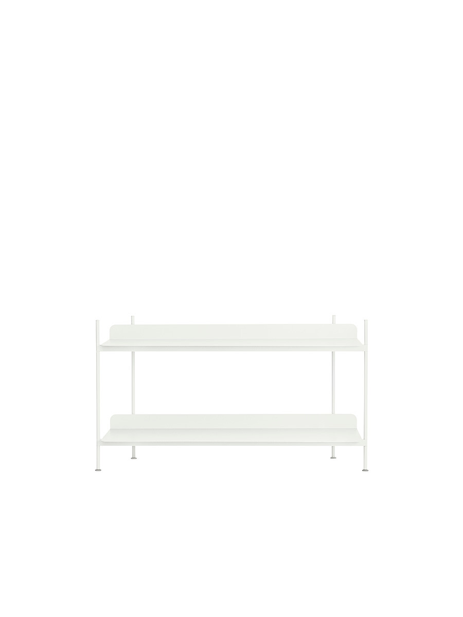 Compile Shelving System, configuration 1 fra Muuto (White)