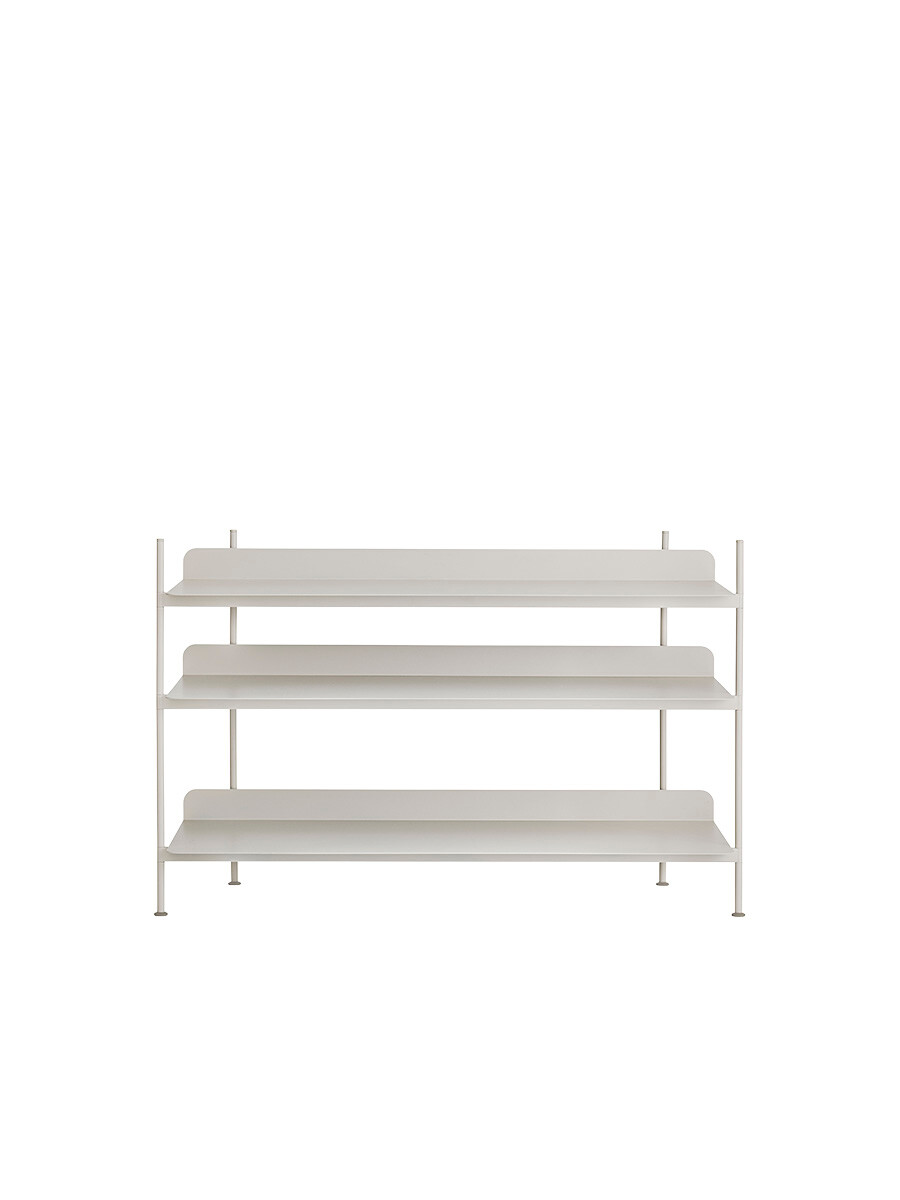 Compile Shelving System, configuration 2 fra Muuto (Grey)