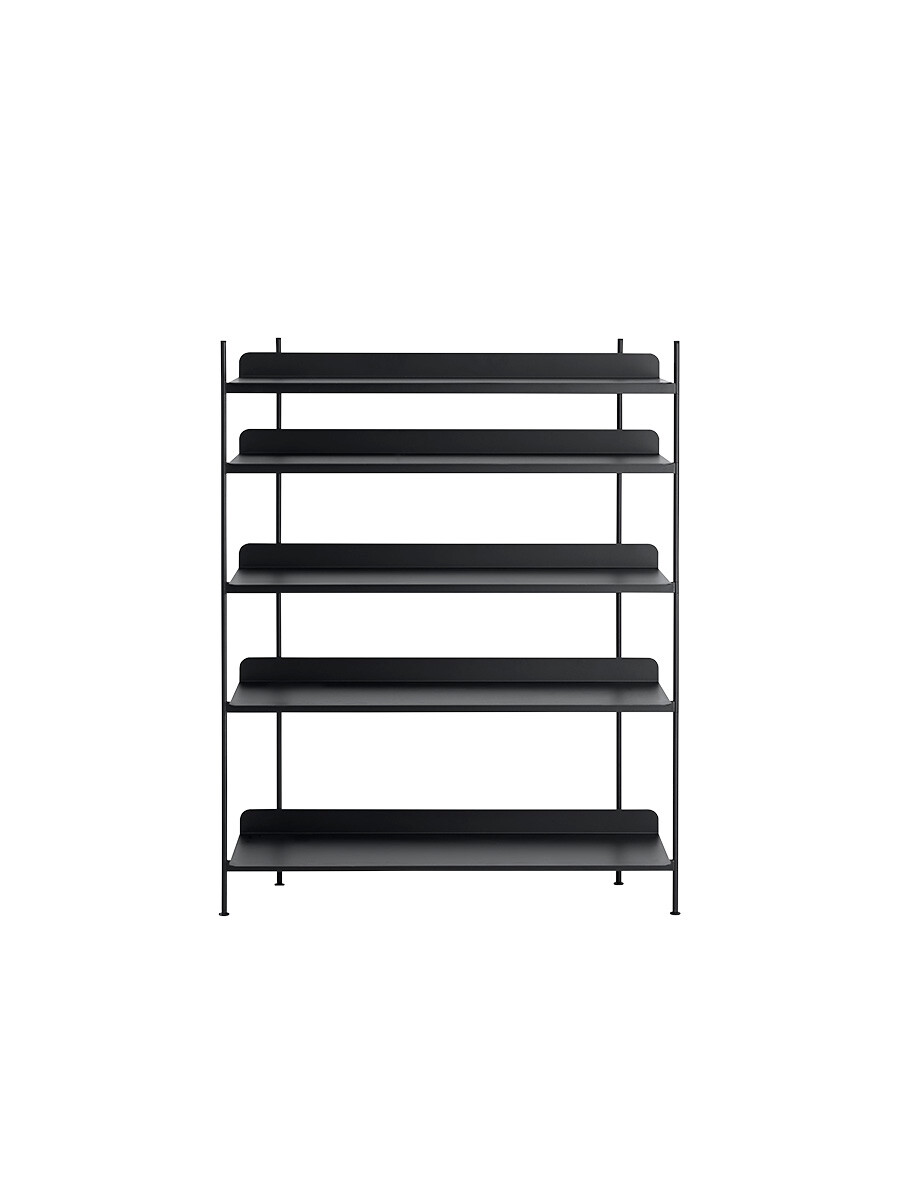 Compile Shelving System, configuration 3 fra Muuto (Black)