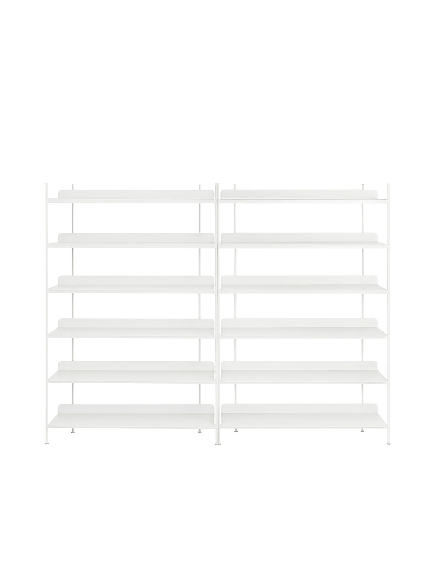 Compile Shelving System, configuration 8 fra Muuto (White)