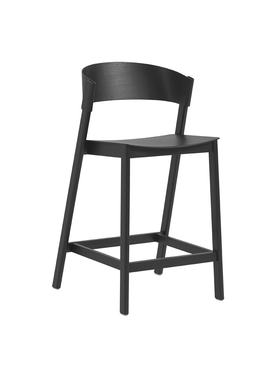 Cover Counter Stool, black fra Muuto