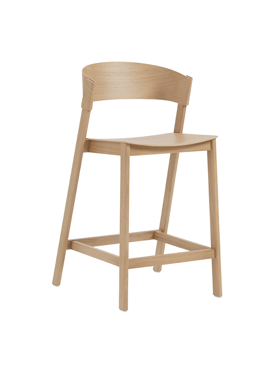 Cover Counter Stool, oak fra Muuto