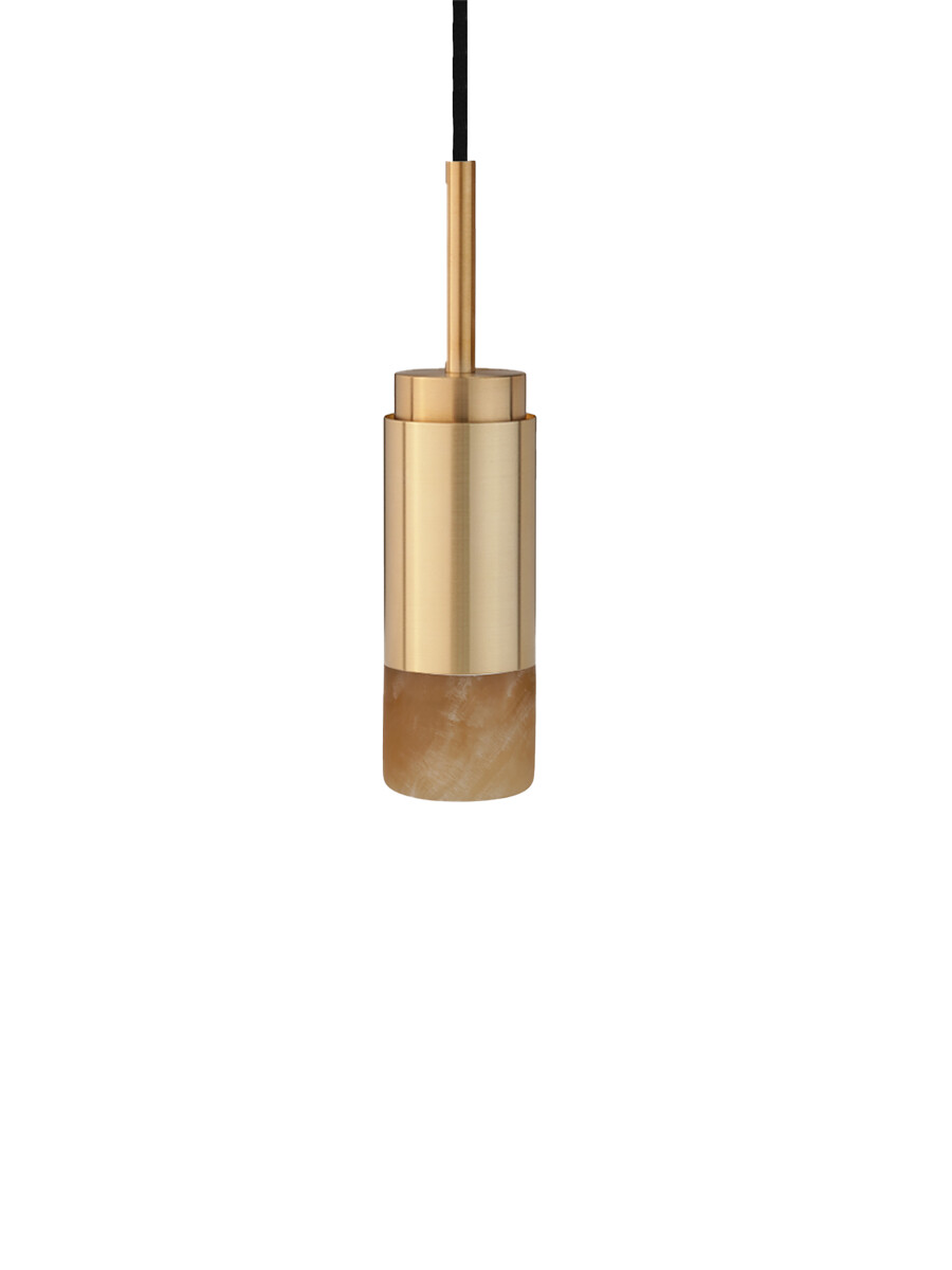 Donya ONYX Cylinder, amber fra Anour (Brushed Brass)