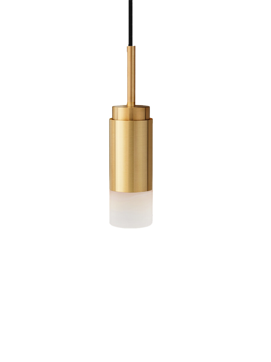 Donya ONYX Cylinder, white fra Anour (Gold Stainless Steel)