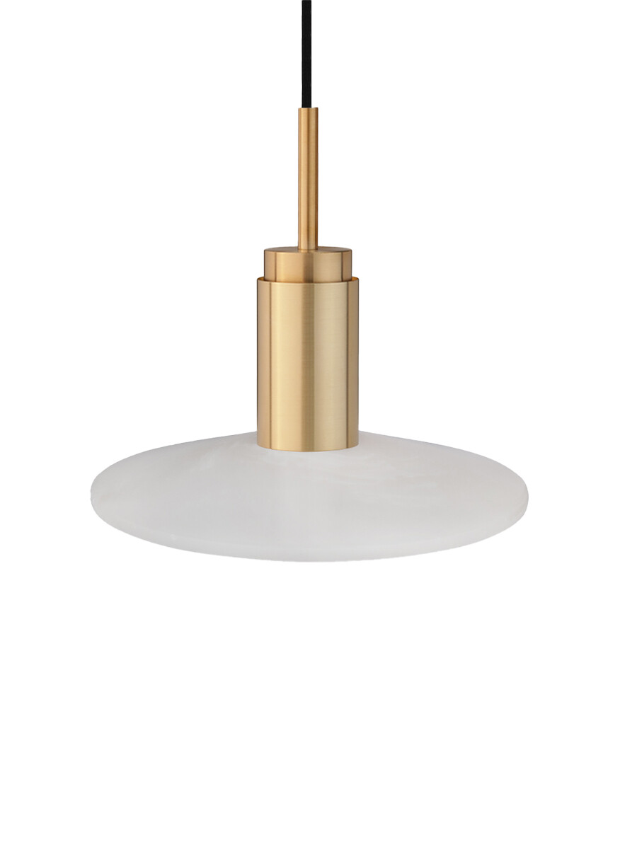 Donya ONYX Solar, white fra Anour (Brushed Brass)