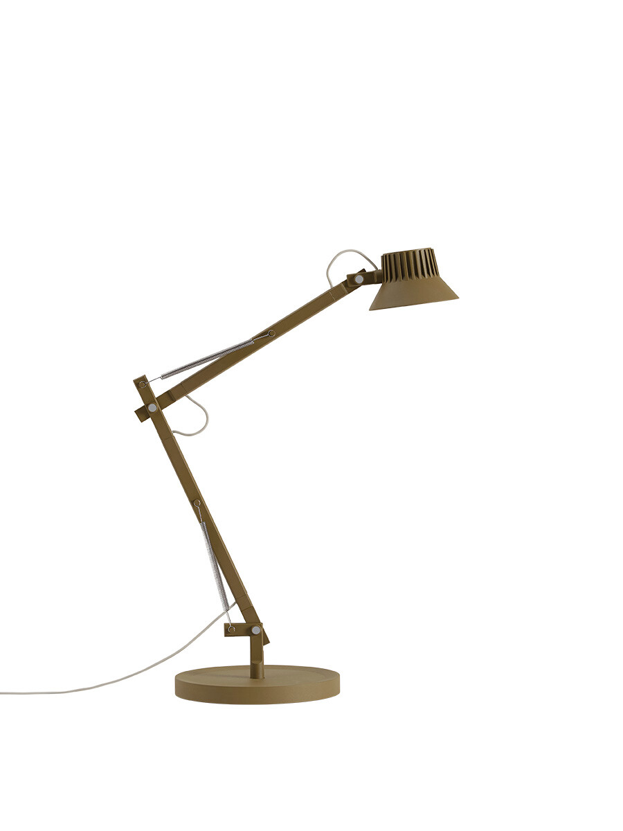 Dedicate S2 Bordlampe fra Muuto (Brown Green)