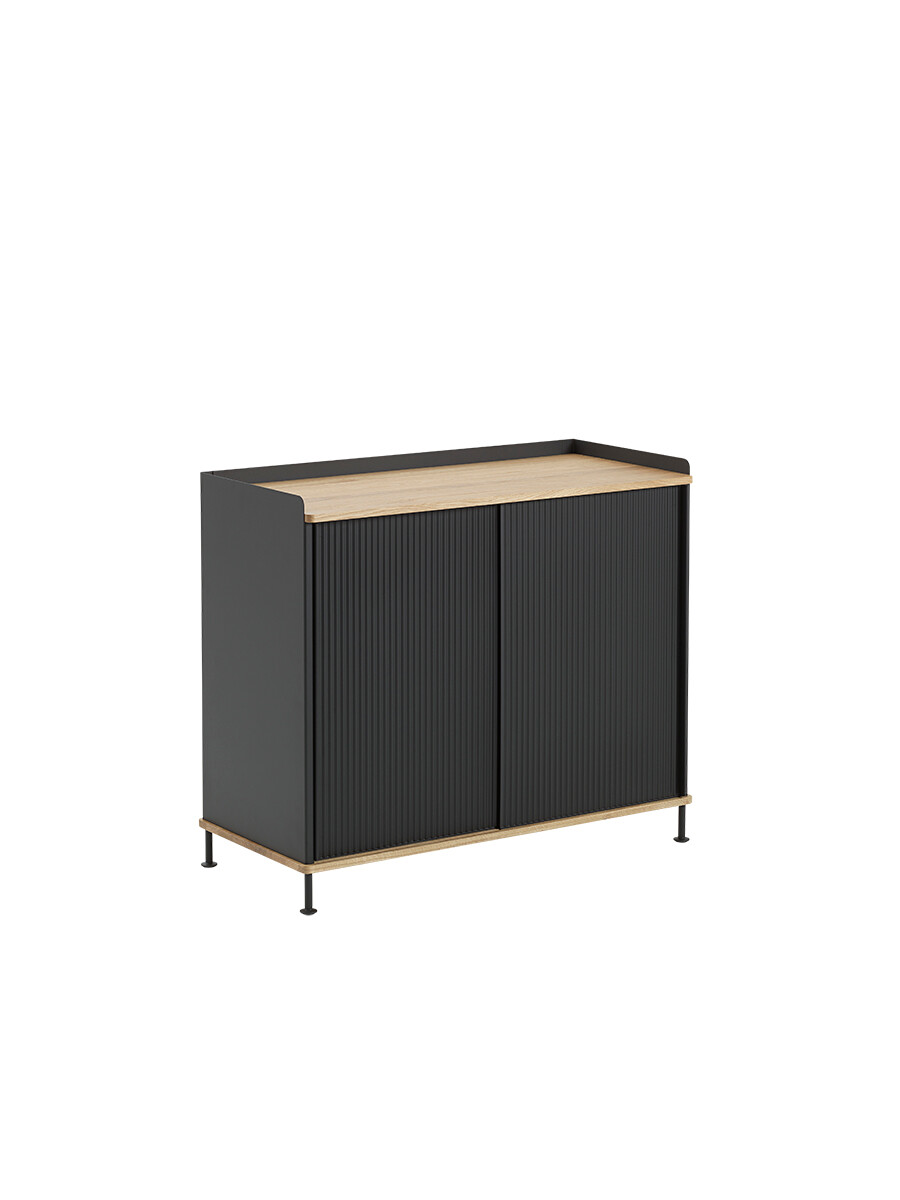 Enfold Sideboard, 100 x 45 cm fra Muuto (Black)