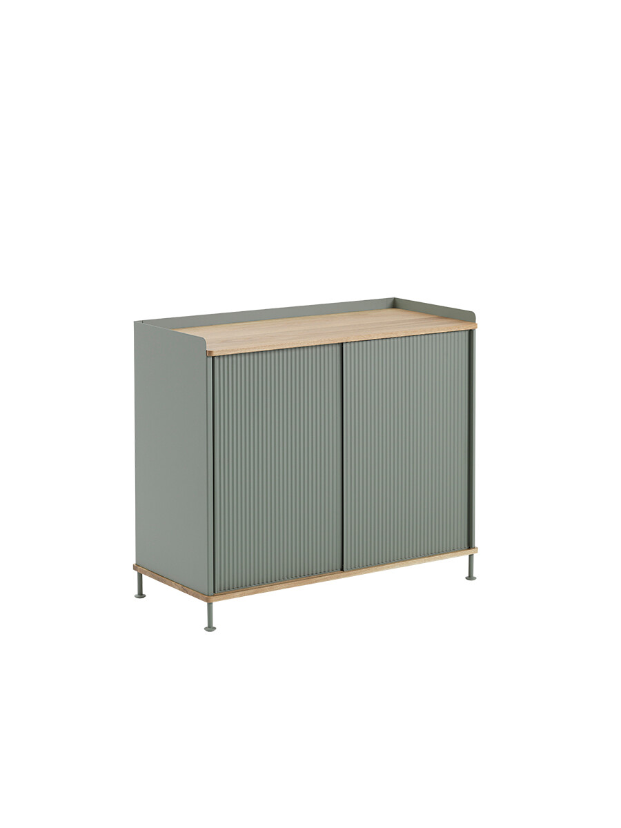 Enfold Sideboard, 100 x 45 cm fra Muuto (Dusty Green)