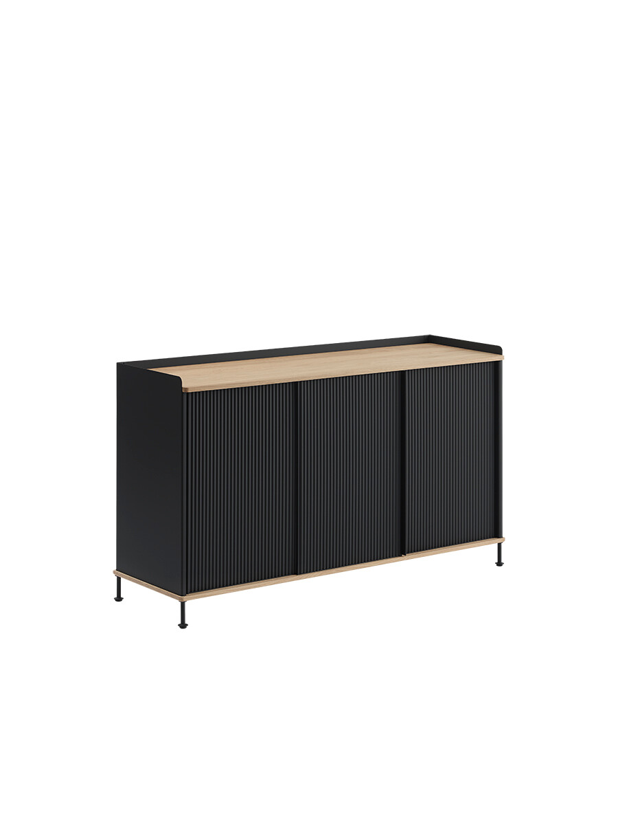 Enfold Sideboard, 148 x 45 cm fra Muuto (Black)