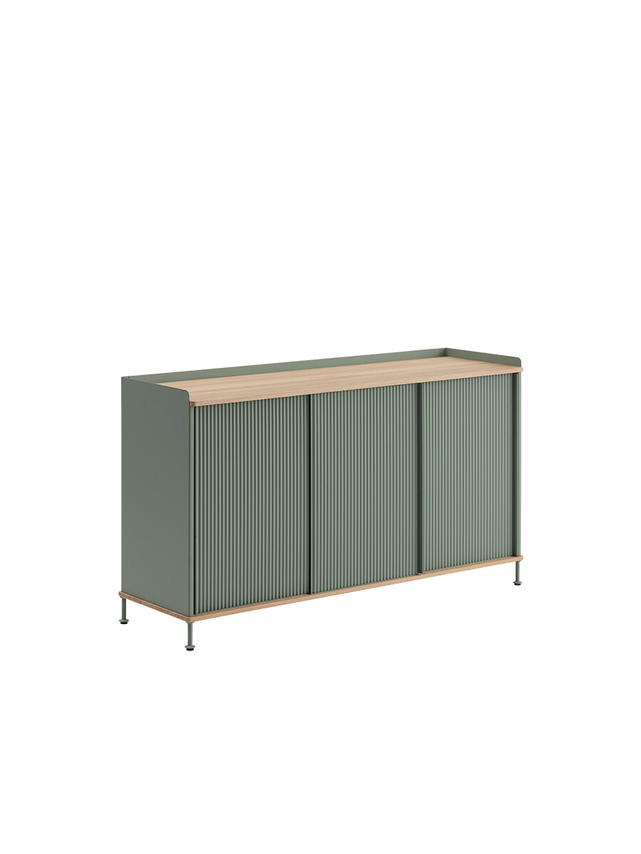 Enfold Sideboard, 148 x 45 cm fra Muuto (Deep red)