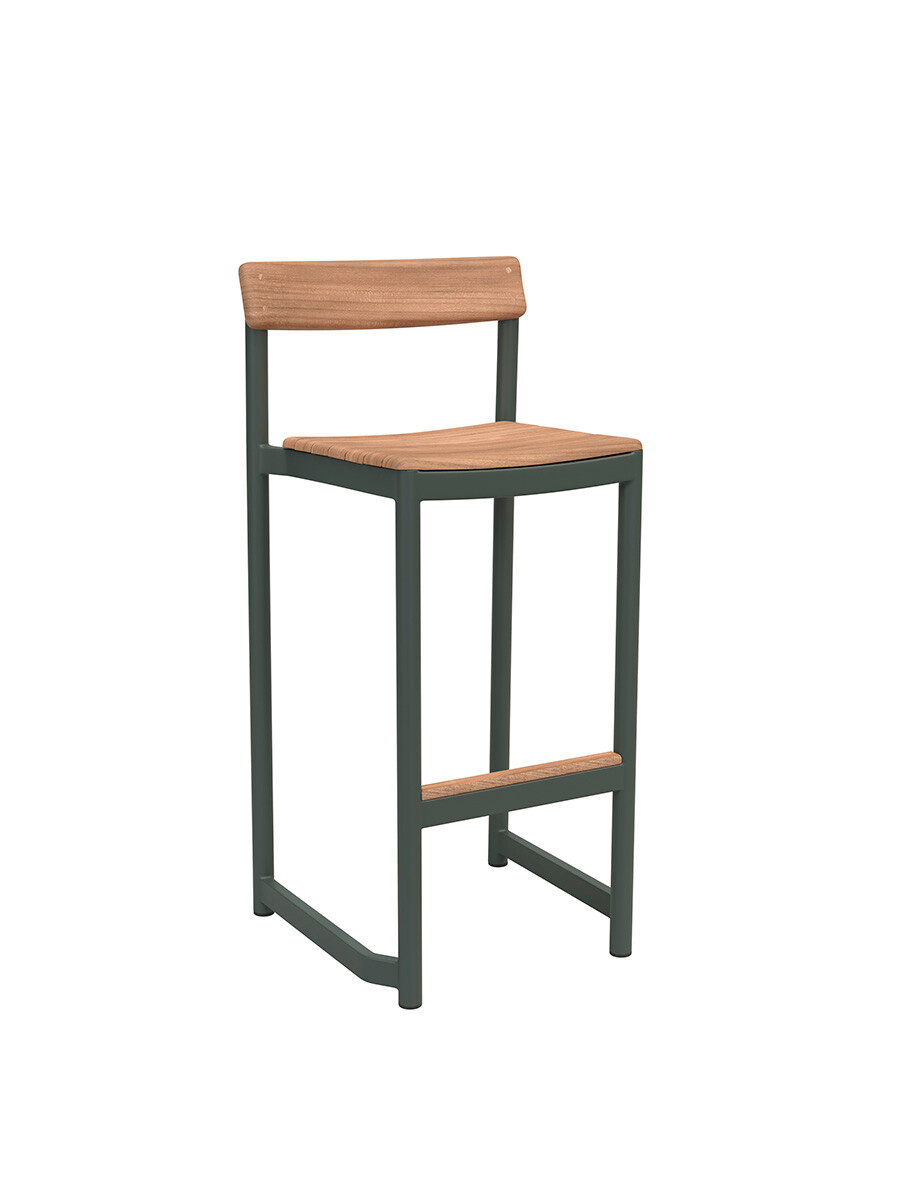 Skagerak Pelagus Barstol, H 77 cm fra Fritz Hansen (Hunter Green )