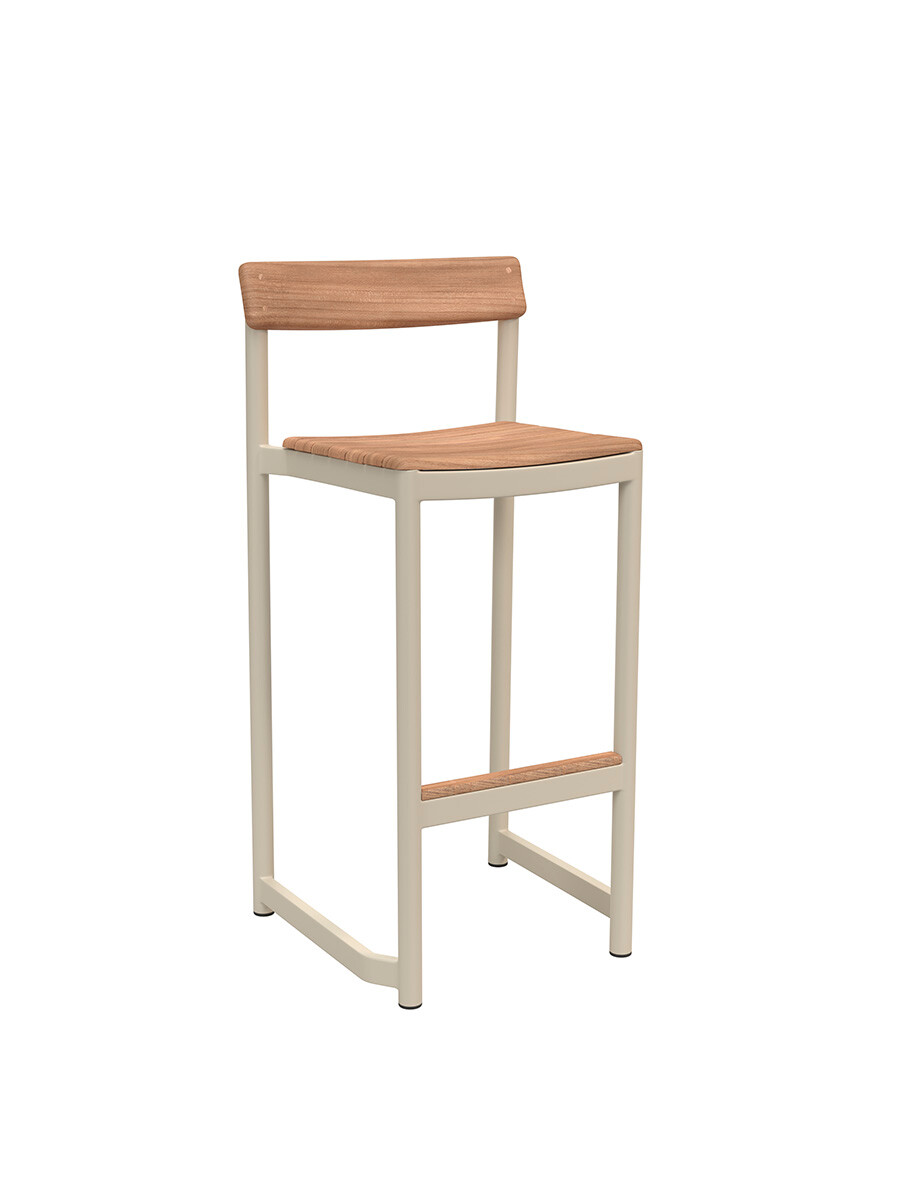 Skagerak Pelagus Barstol, H 77 cm fra Fritz Hansen (Light Ivory)