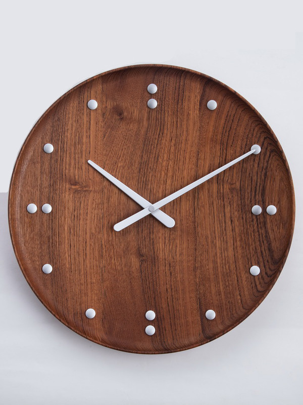 FJ Clock af Finn Juhl (Stor, Teak)