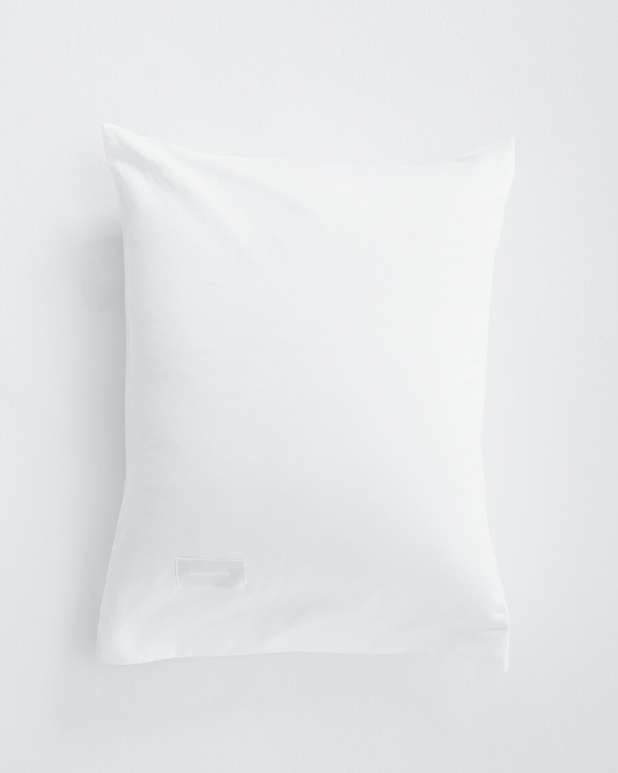 Pure Sateen Pillow Cover 50x70 cm fra Magniberg (White)