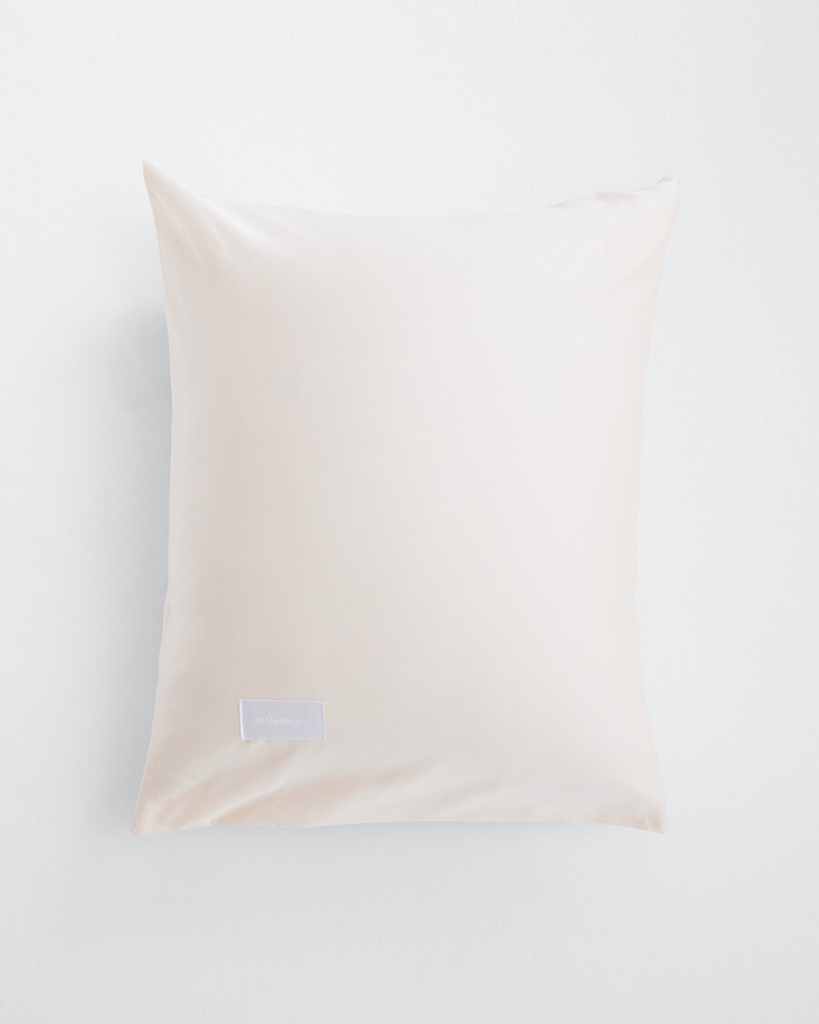 Pure Sateen Pillow Cover 50x70 cm fra Magniberg (Pearl)