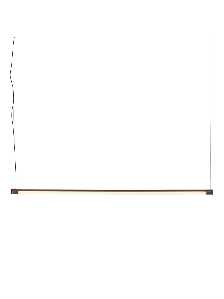 Fine Suspension Lamp, 120 cm fra Muuto (Deep red)