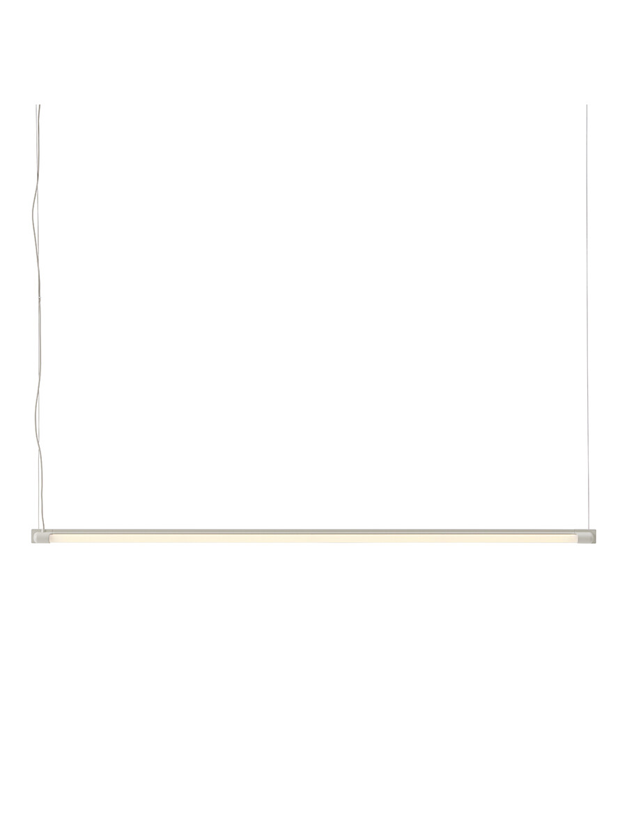 Fine Suspension Lamp, 120 cm fra Muuto (Grey)