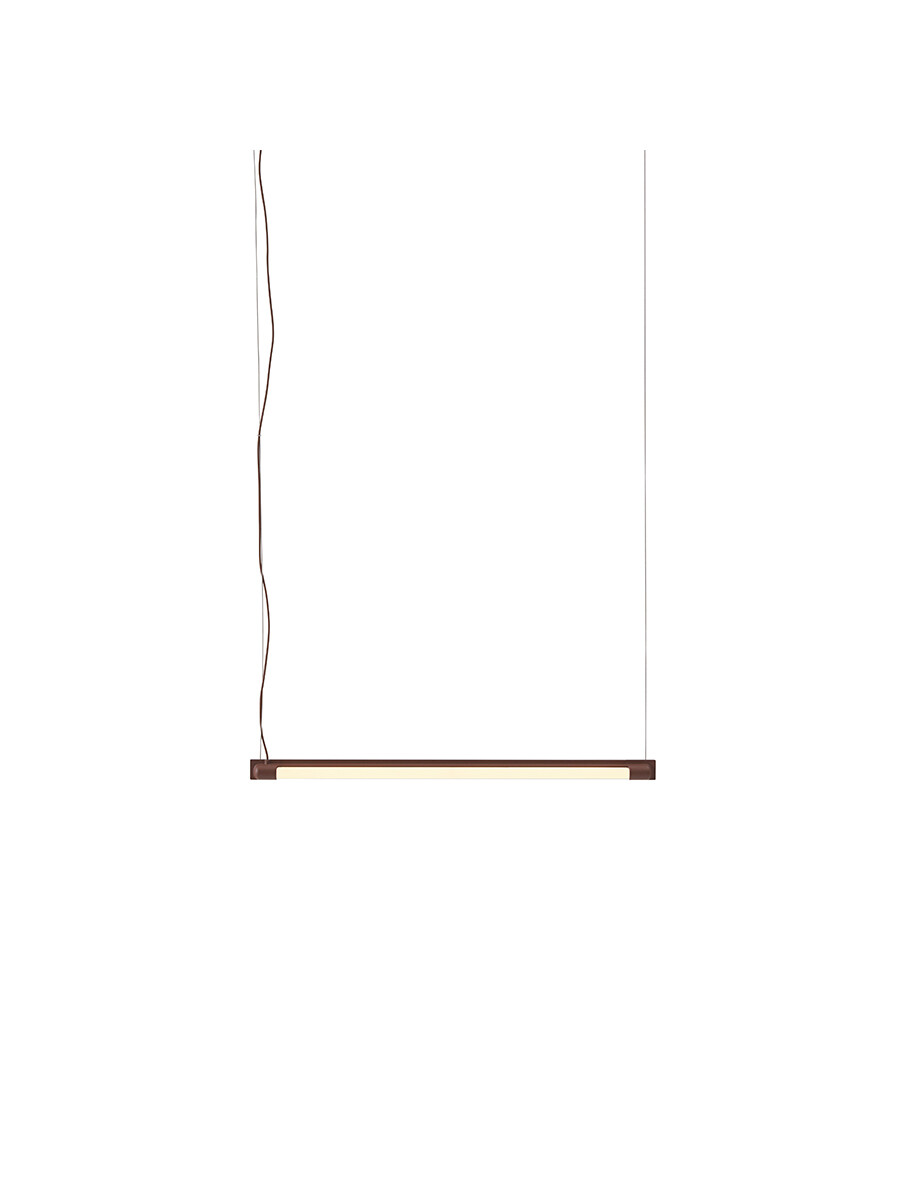 Fine Suspension Lamp, 60 cm fra Muuto (Deep red)