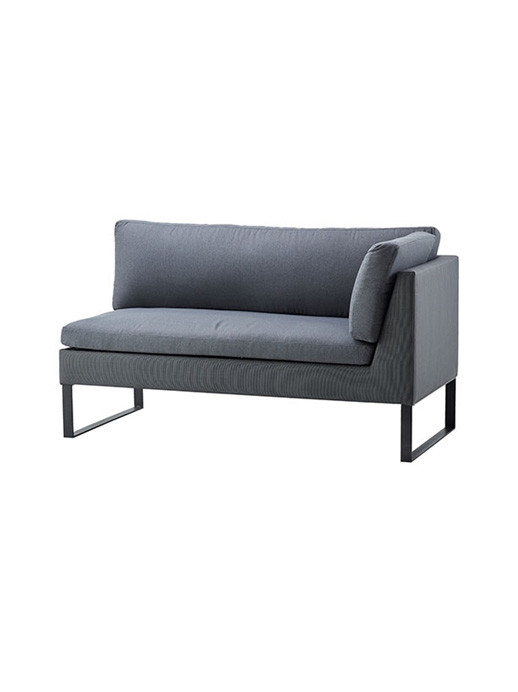 Flex 2 pers. Modulsofa inkl. Sunbrella Hynde, venstre fra Cane-line