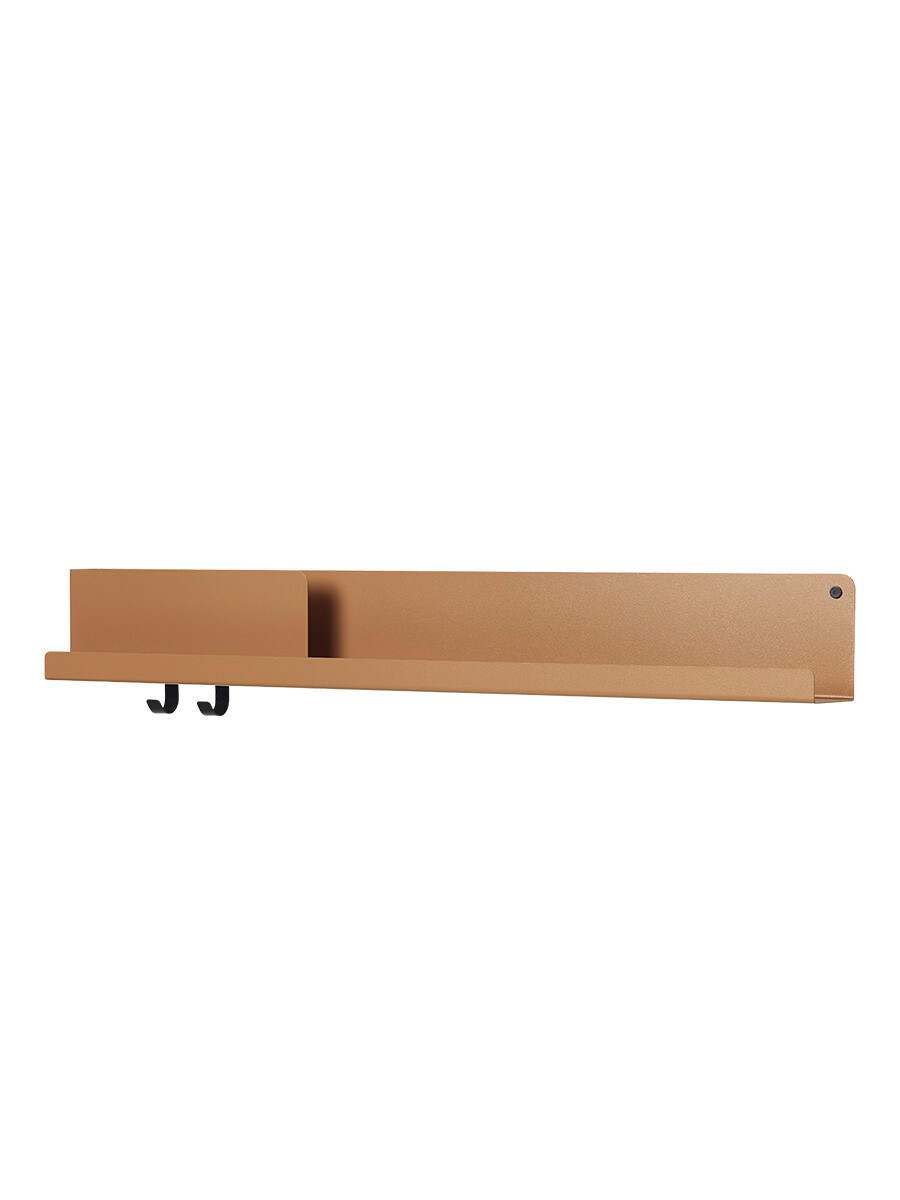 Folded Shelves, 96 x 13 cm fra Muuto (Burnt orange)