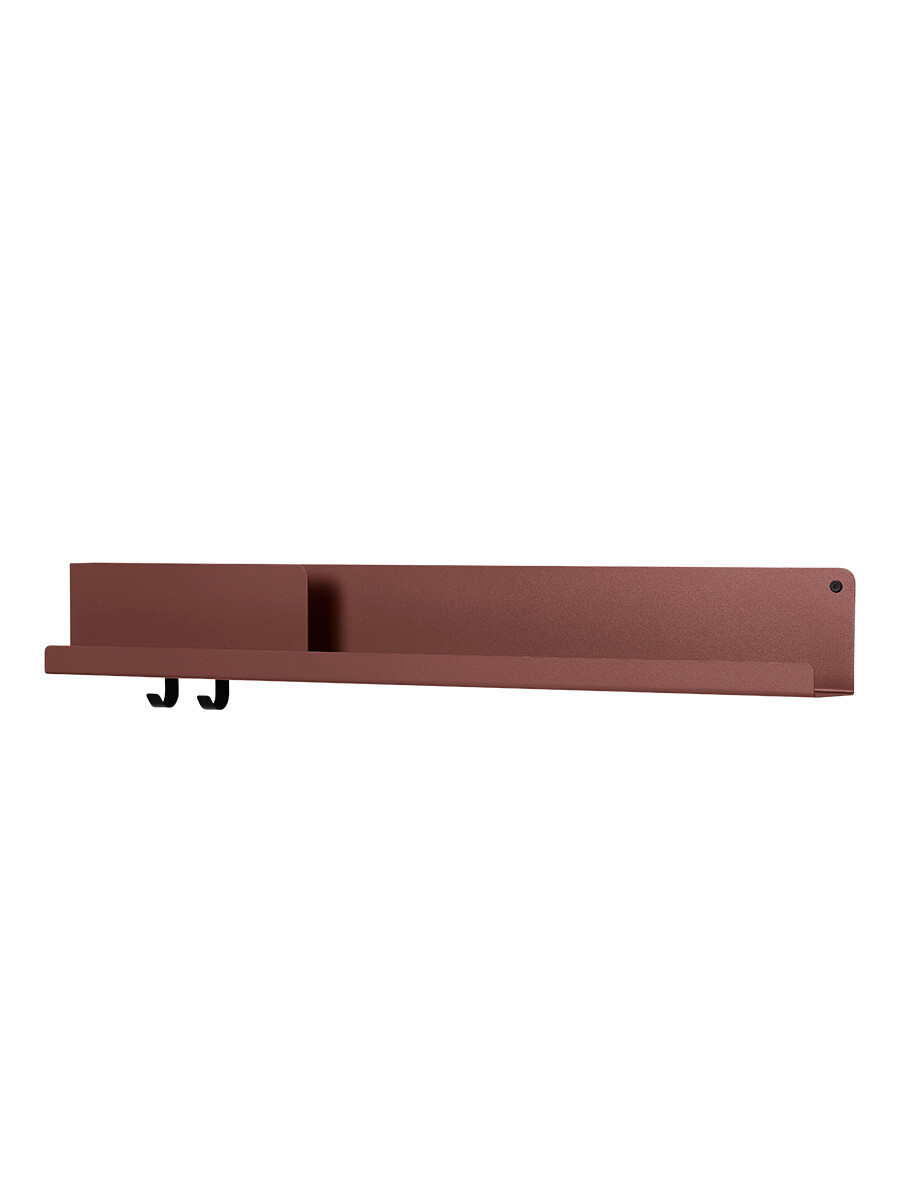 Folded Shelves, 96 x 13 cm fra Muuto (Deep red)