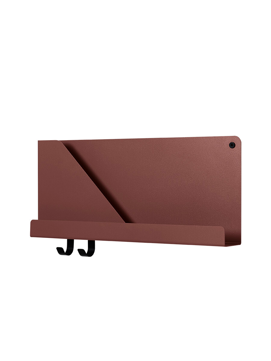 Folded Shelves, 51 x 22 cm fra Muuto (Deep red)