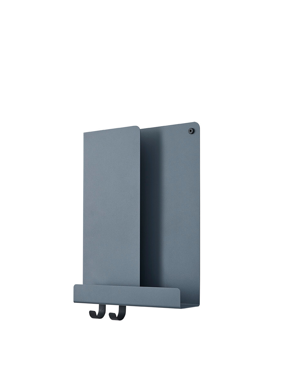 Folded Shelves, 29,5 x 40 cm fra Muuto (Blue grey)