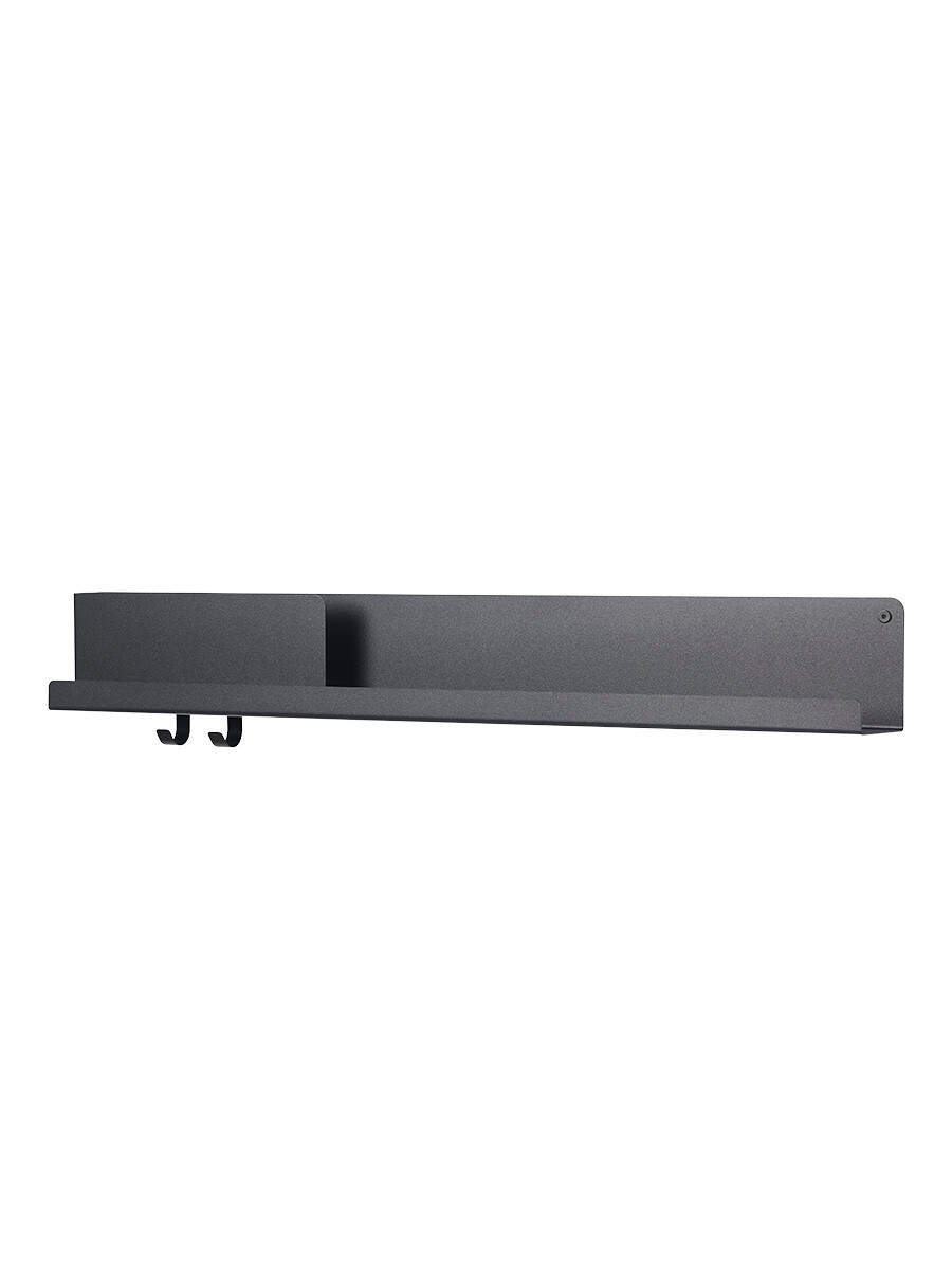 Folded Shelves, 96 x 13 cm fra Muuto (Black)