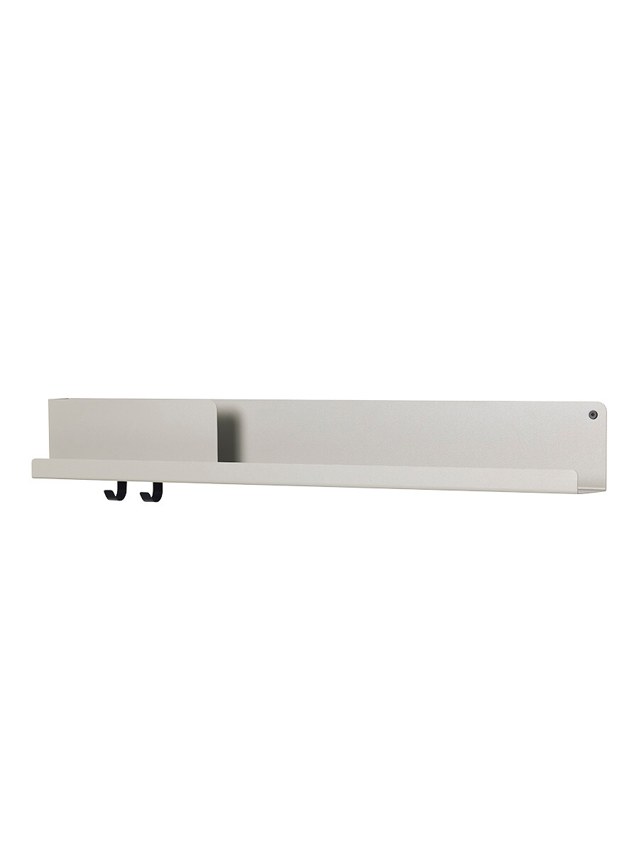 Folded Shelves, 96 x 13 cm fra Muuto (Grey)