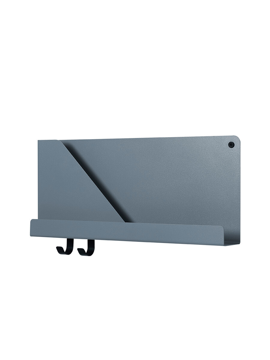 Folded Shelves, 51 x 22 cm fra Muuto (Blue grey)