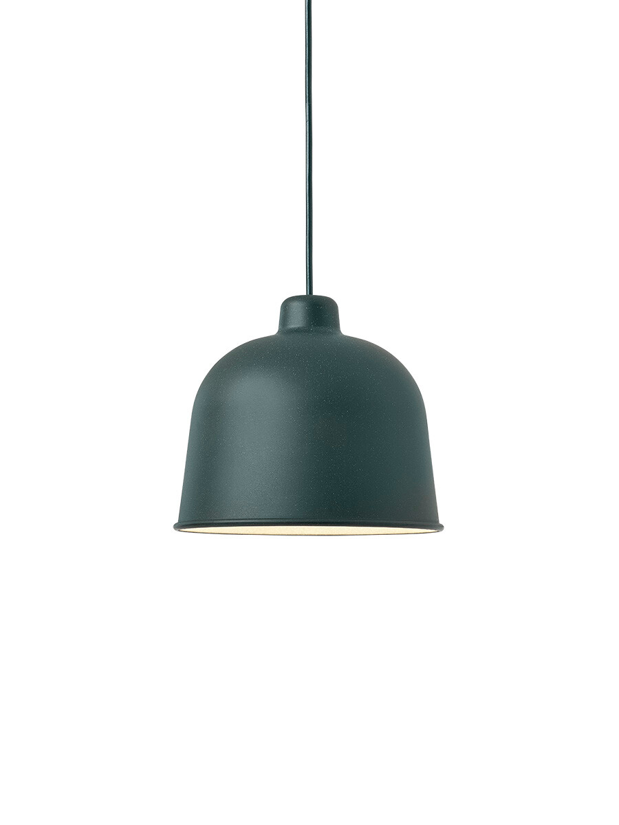 Grain Pendant Lampe fra Muuto (Dark green)