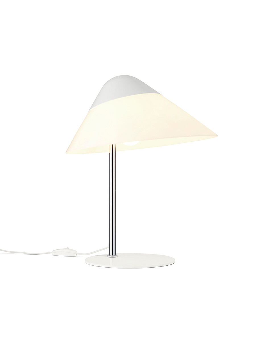 HJW01 Opala Bordlampe af Hans J. Wegner (Hvid)