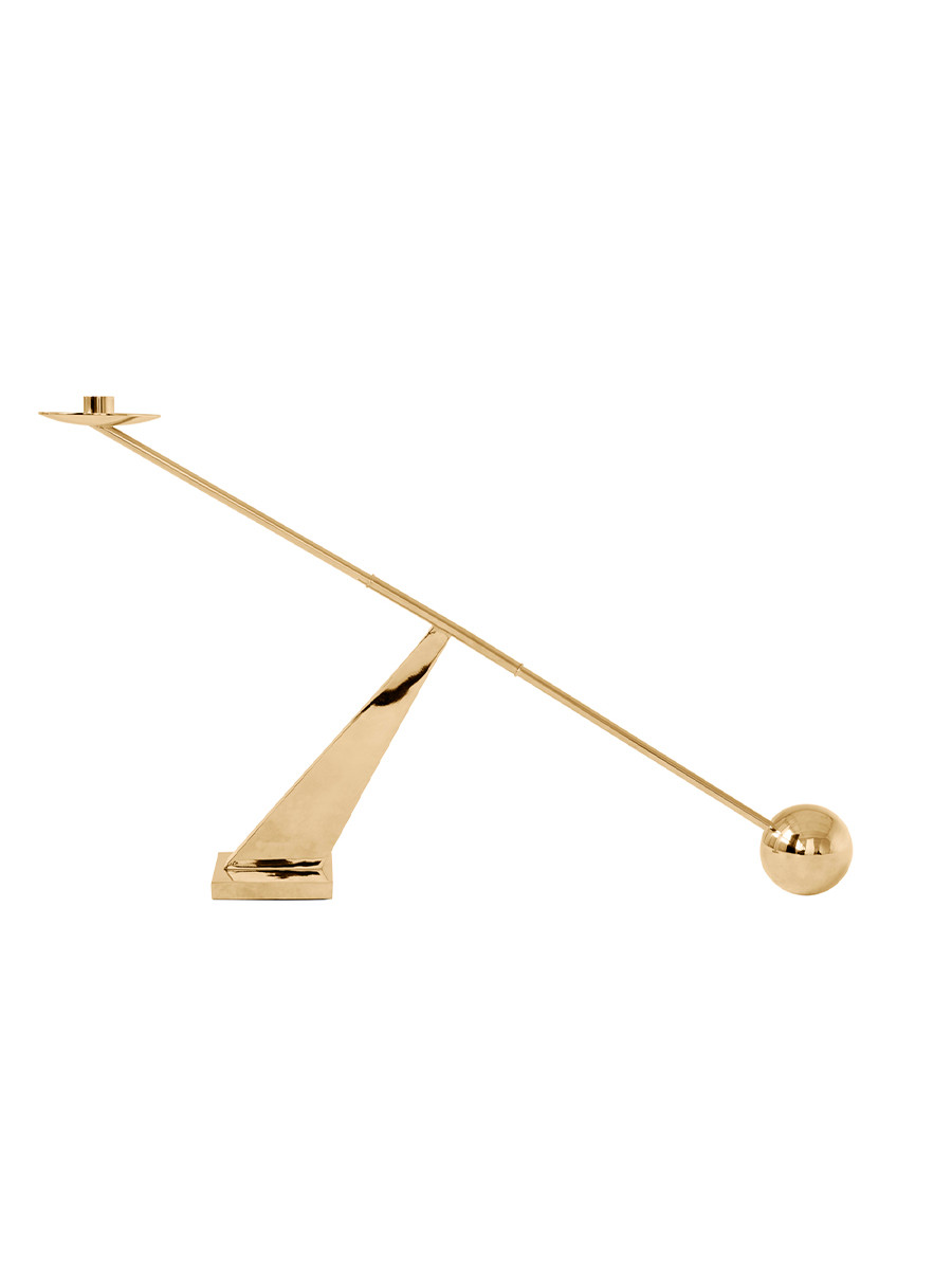 Interconnect Candle Holder, brass fra Audo Copenhagen