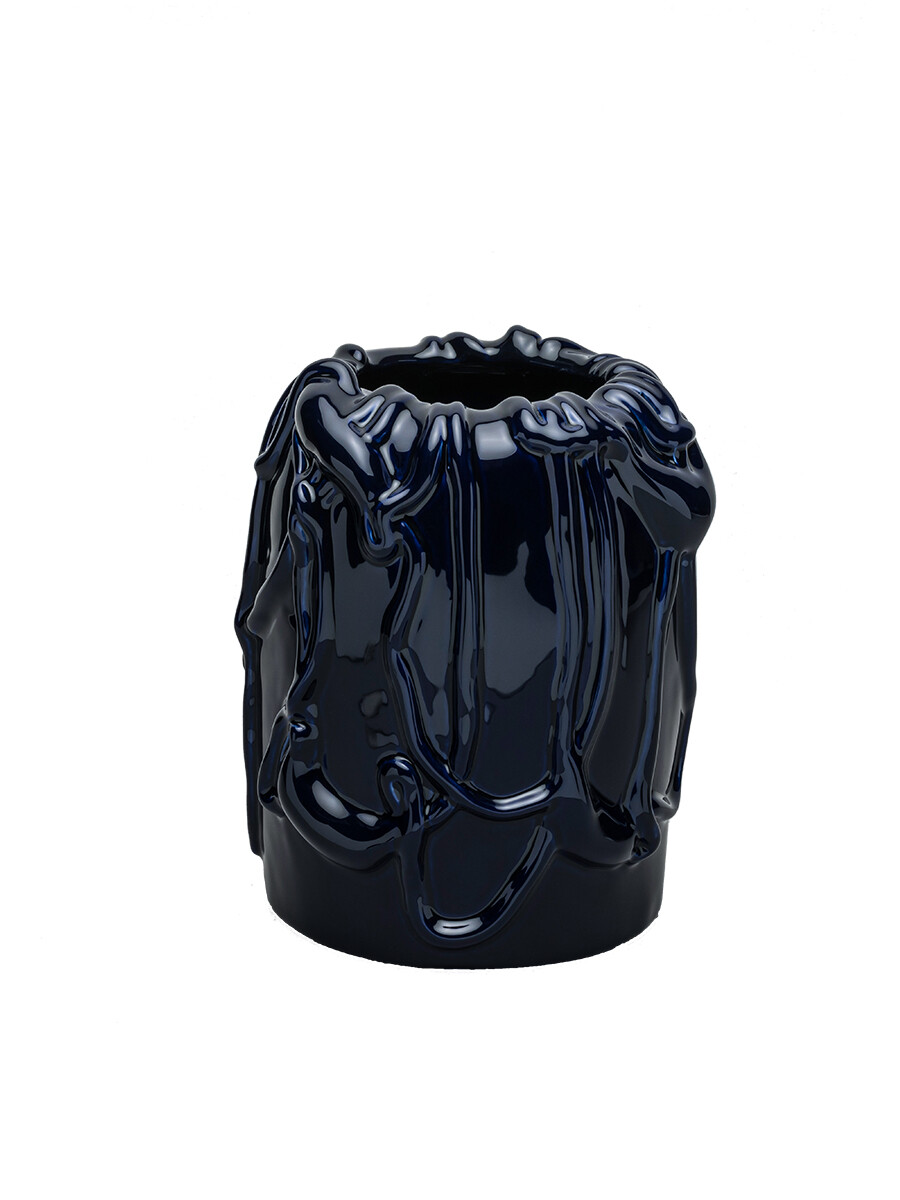 Michael Kvium Jam Vase, deep cobalt fra raawii