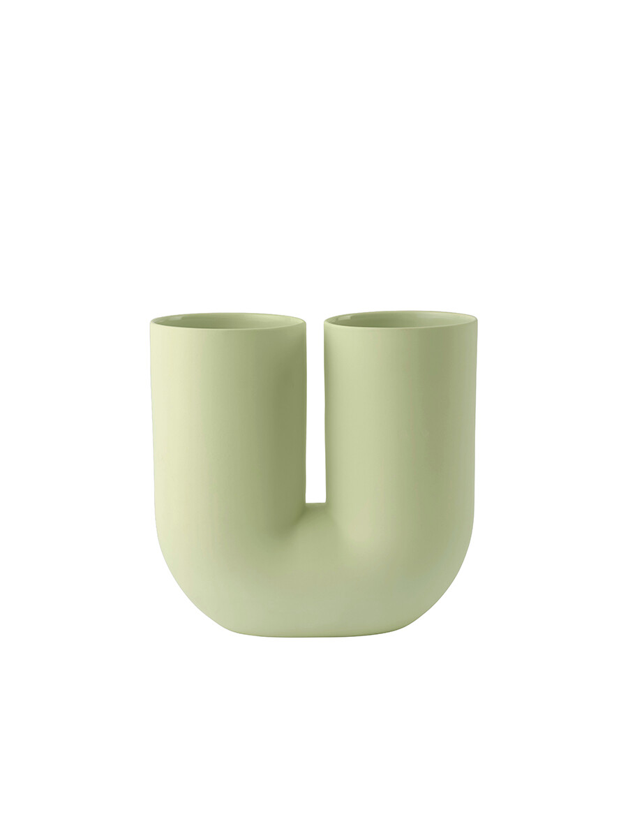 Kink Vase, light green fra Muuto