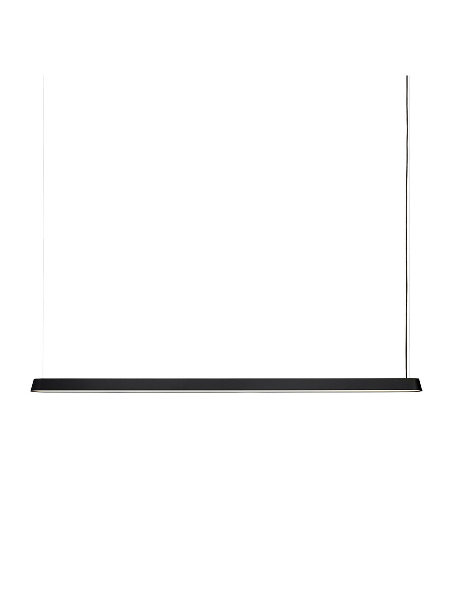 Linear Pendant Lamp 169,2 cm, black fra Muuto